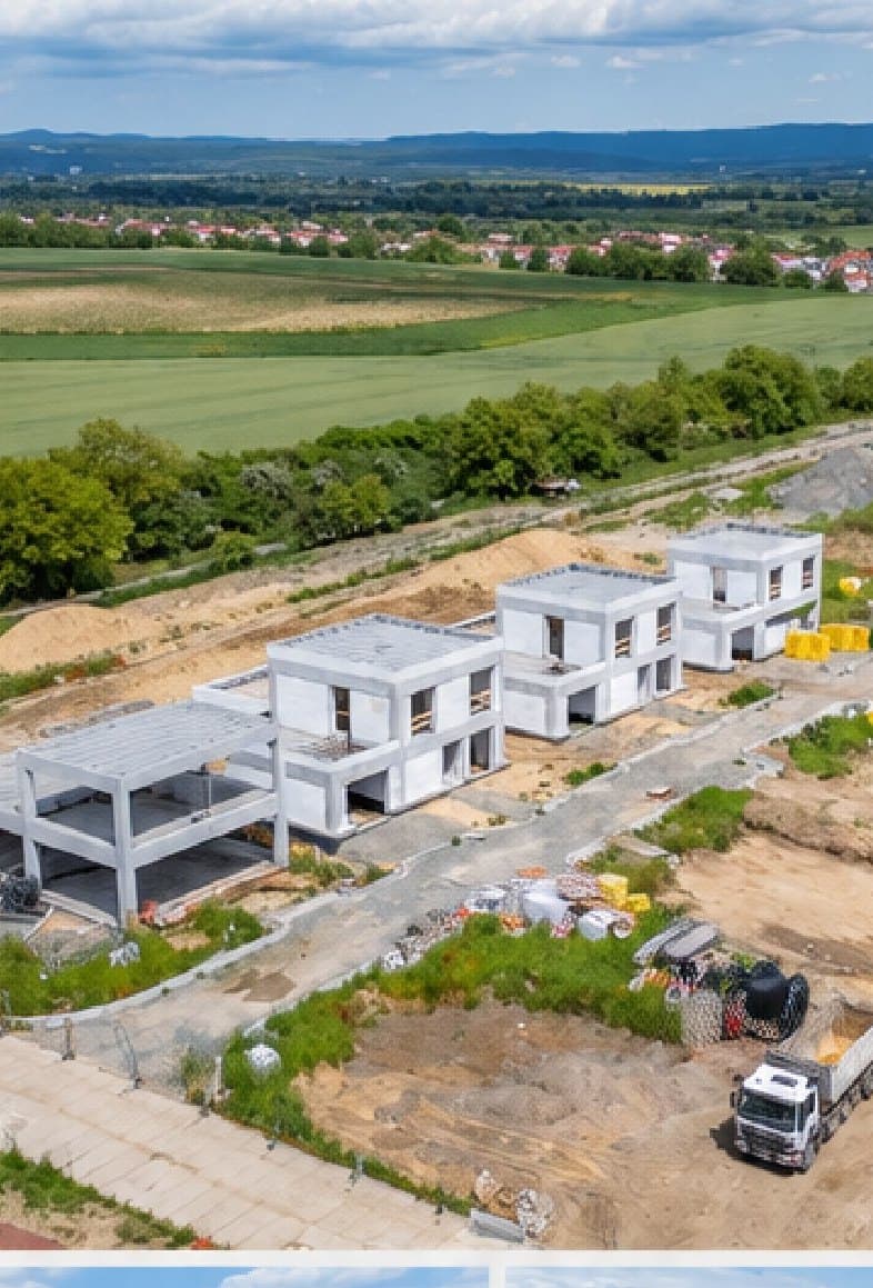 Výstavba rodinných domů v projektu Blatec